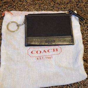 Coach keychain cardholder